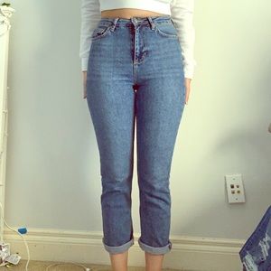TOPSHOP Moto mom jeans, size W26